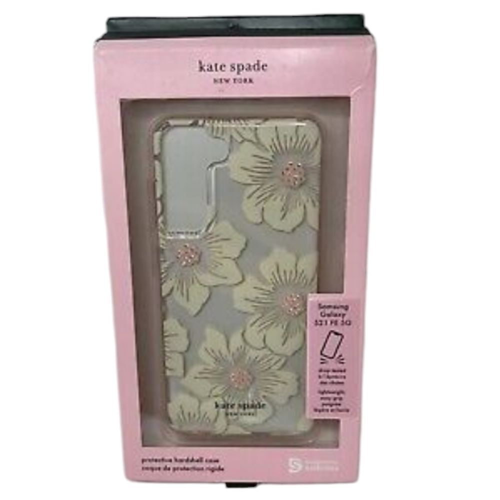 Kate Spade Protective Case Samsung Galaxy S21 FE 5G Hollyhock Floral NWT